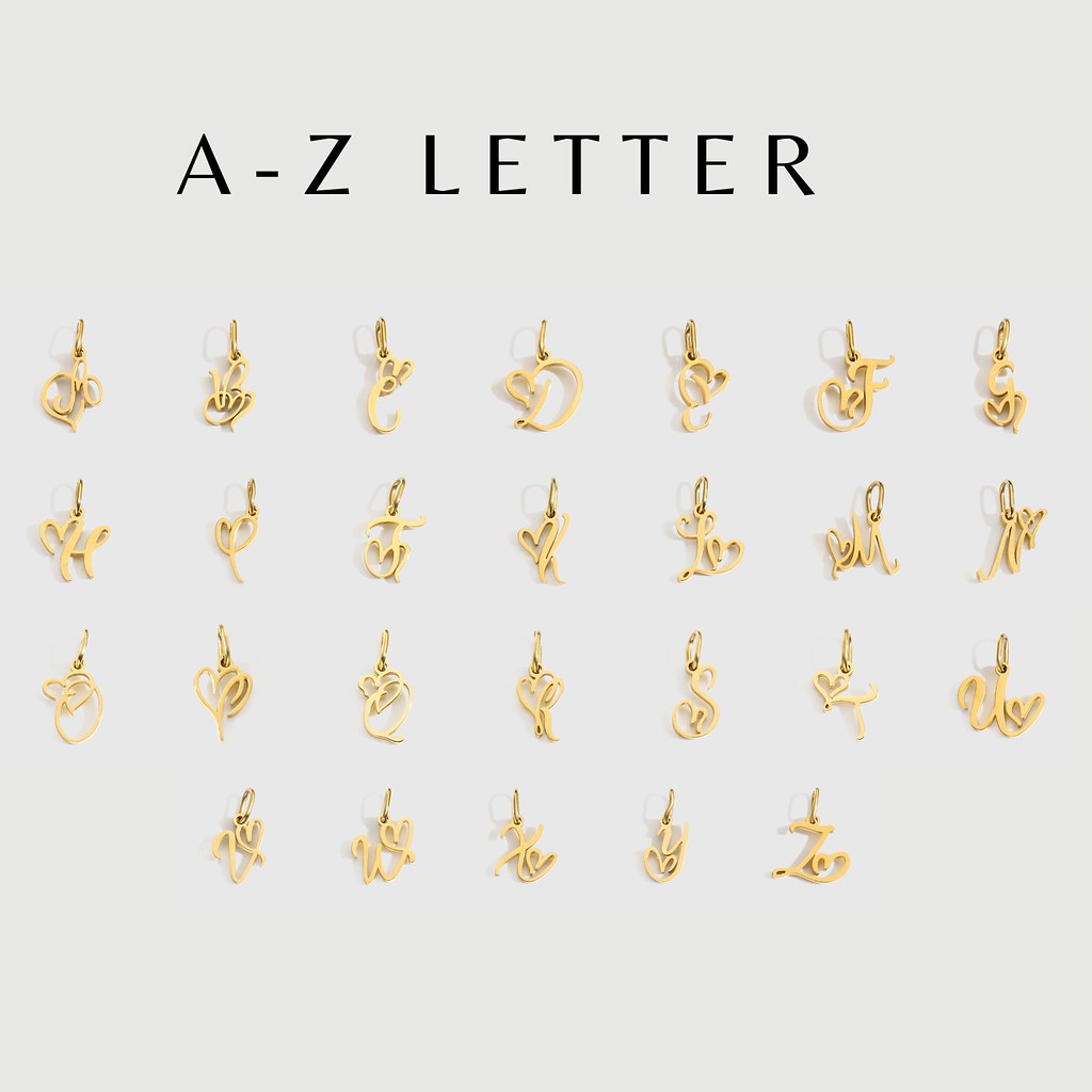 Heart Birthstone & Initial Letter Necklace - image 7
